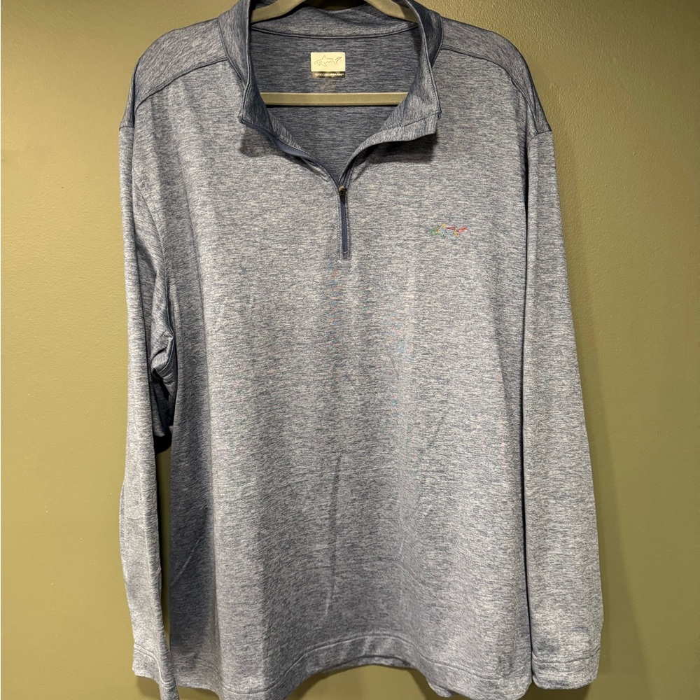 Greg Norman Gray Quarter-Zip Pullover